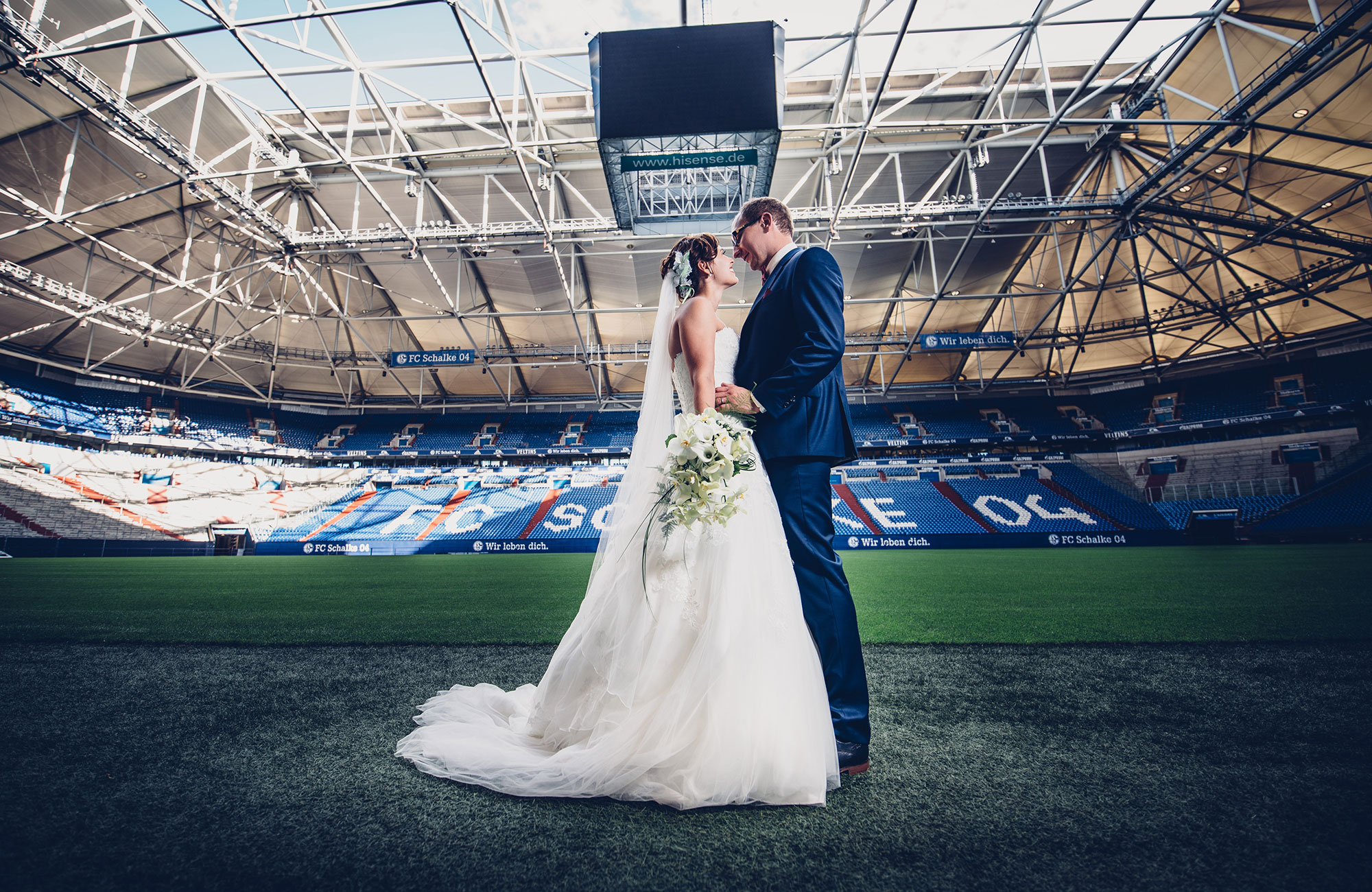 Schalke Hochzeit mit Anna und Alexander
